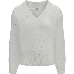 White Linen Sweatshirt