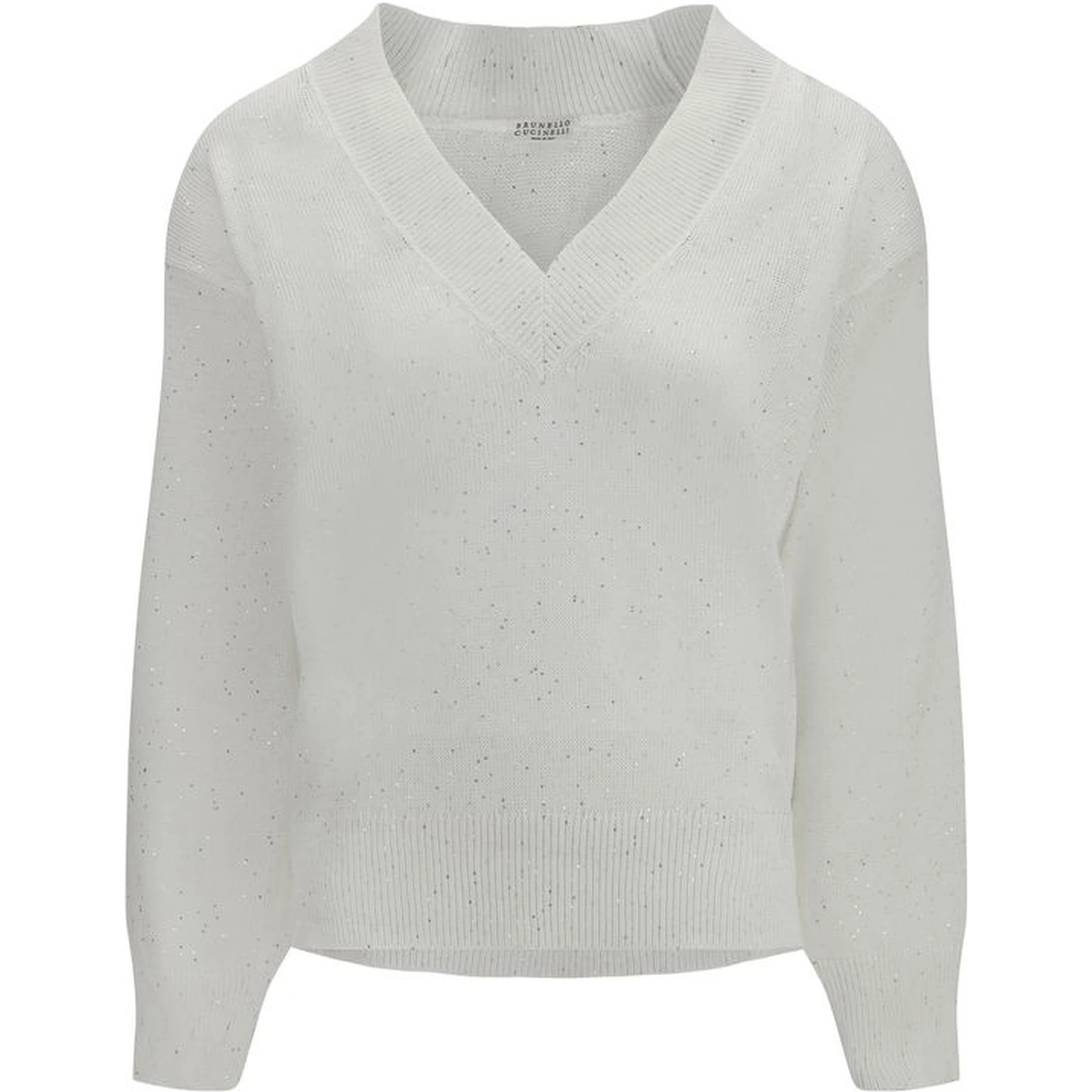 White Linen Sweatshirt
