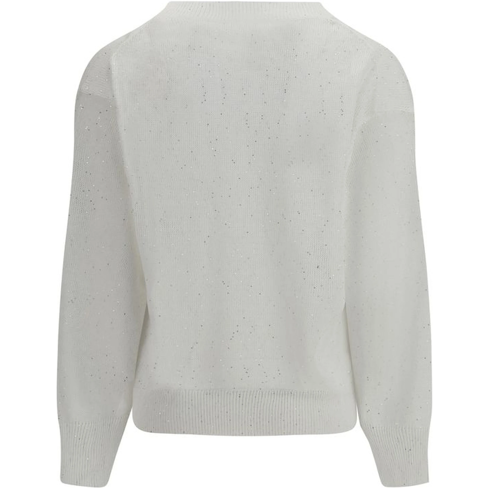 White Linen Sweatshirt