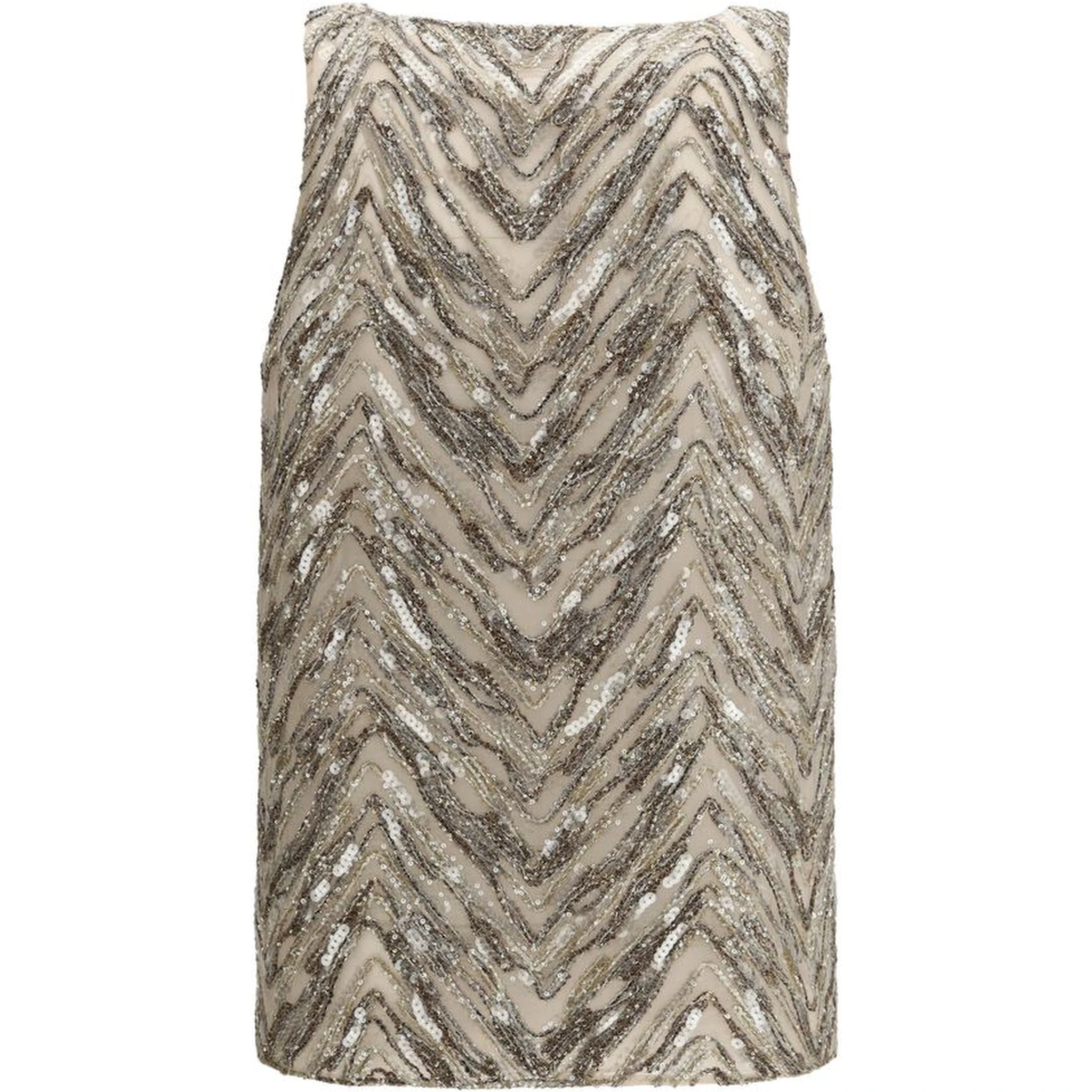 Beige Silk Top