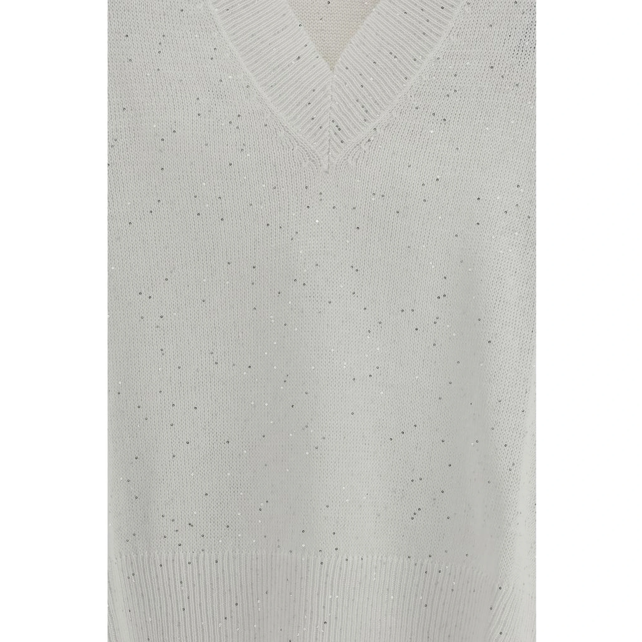 White Linen Sweatshirt