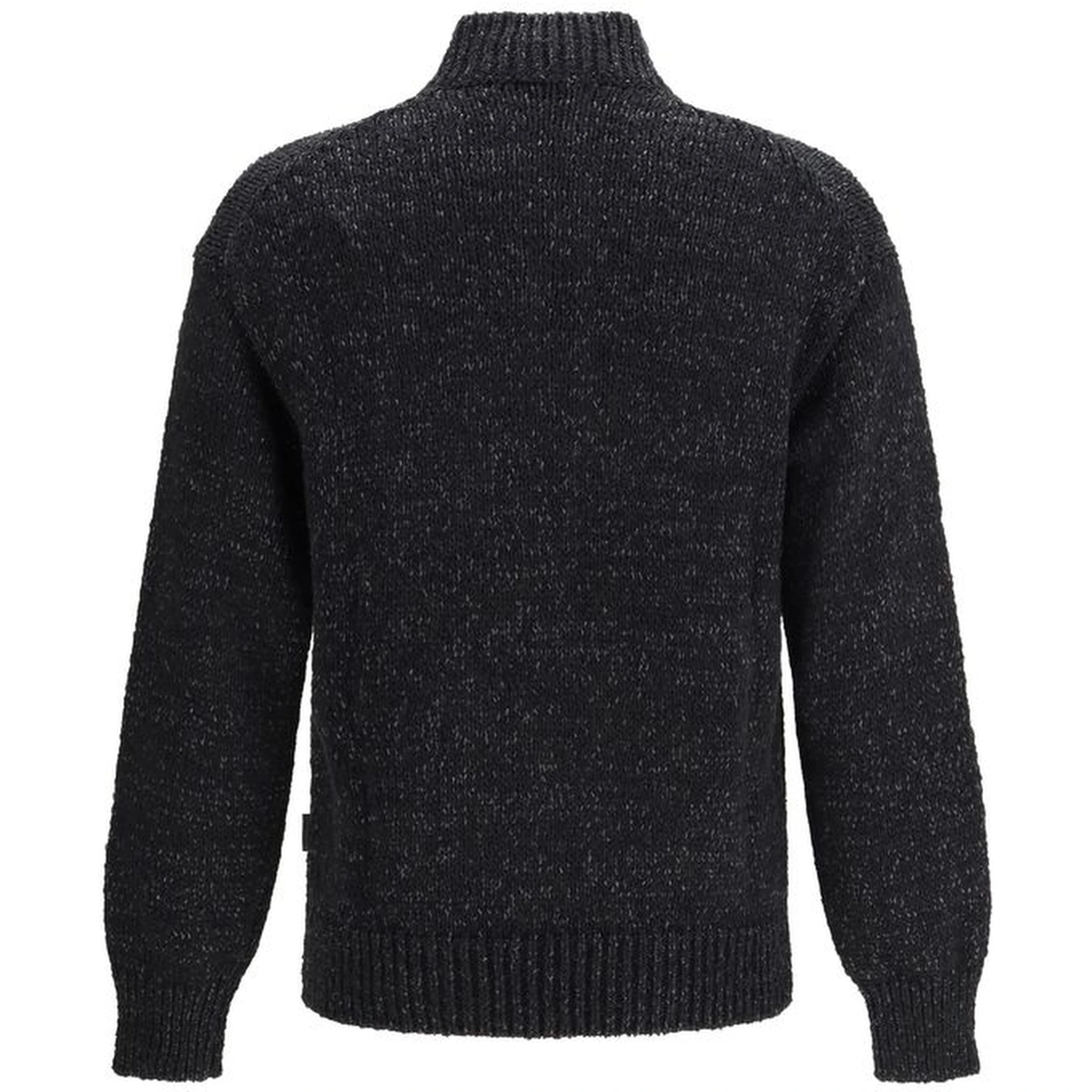Black Cotton Sweatshirt