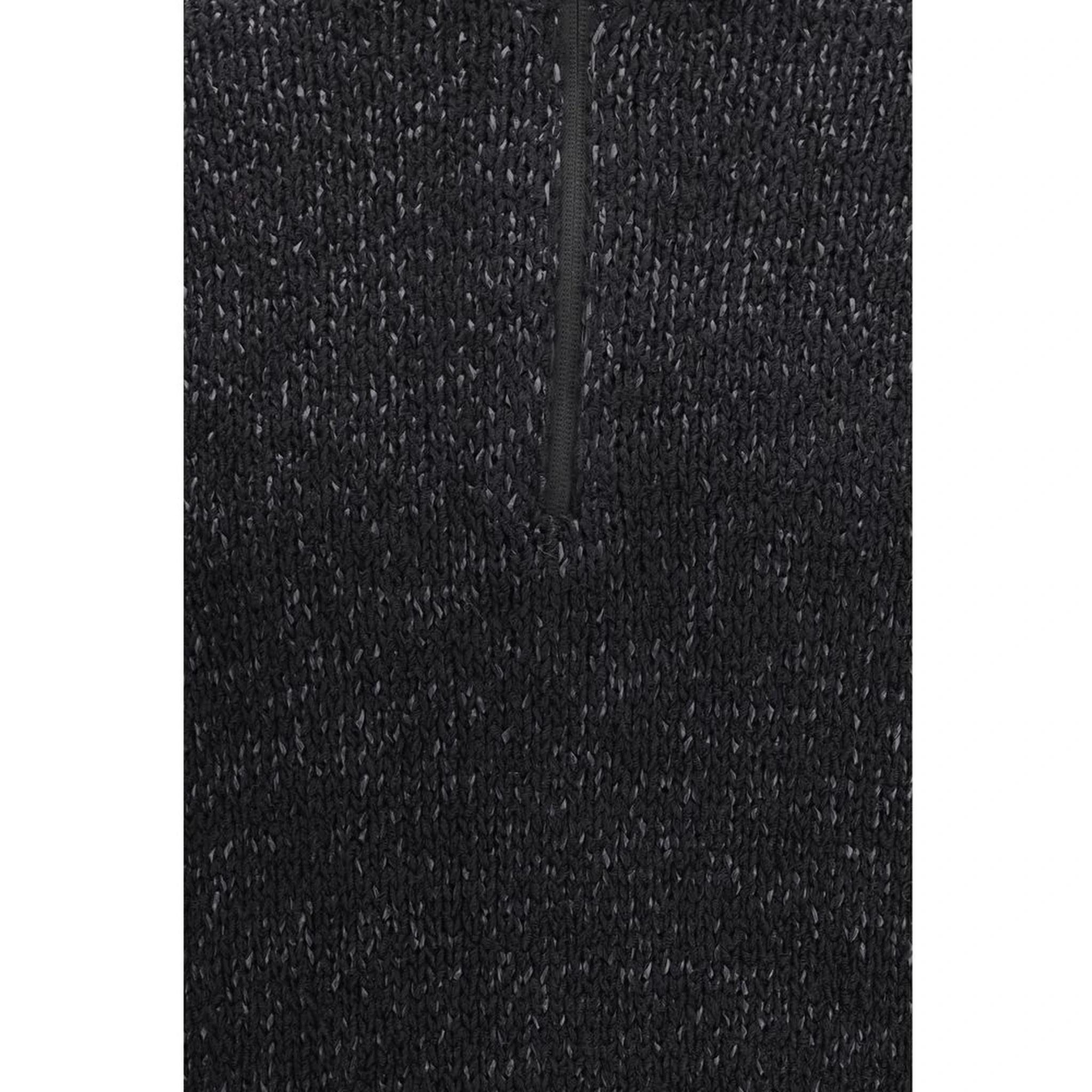 Black Cotton Sweatshirt
