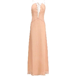 Multicolor Silk Casual Dress
