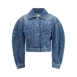 Blue Cotton Denim Jacket