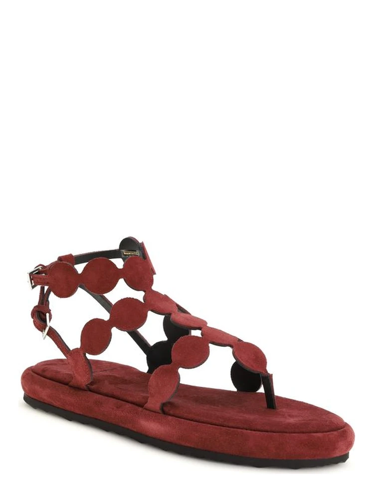 Brown Calf Leather Bos Taurus Platform Sandals alternative
