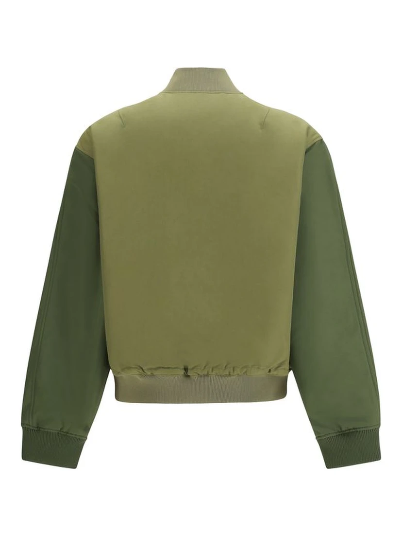 Bicolor Polyester Bomber