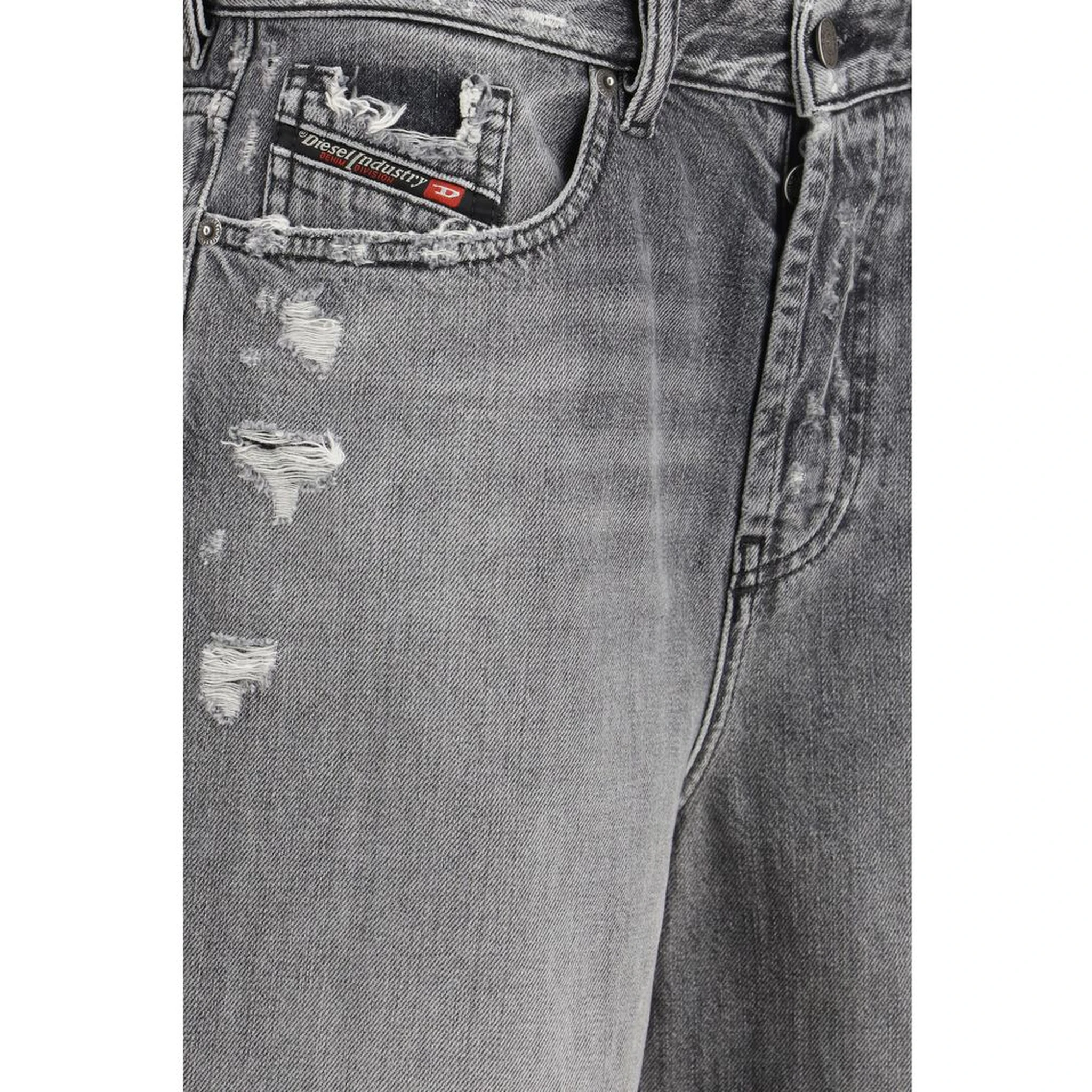 Gray Cotton Bermuda Shorts
