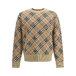 Beige Cotton Sweatshirt