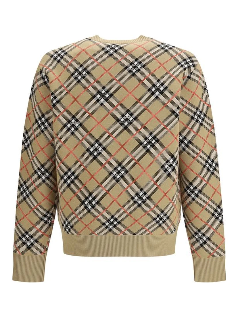 Beige Cotton Sweatshirt