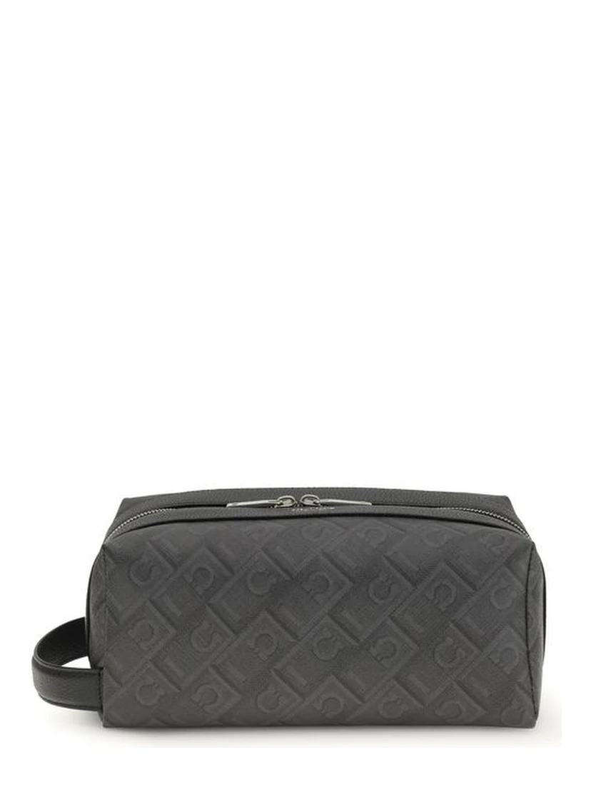 Black Calf Leather Bos Taurus Handbag