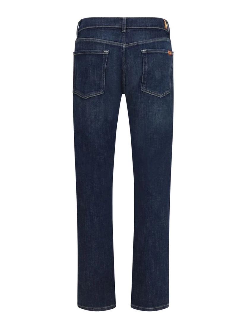 Black Cotton Flared Jeans