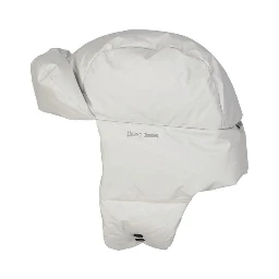 White Polyester Beanie