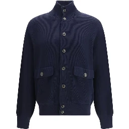 Blue Fleece Wool Jackets And Coat