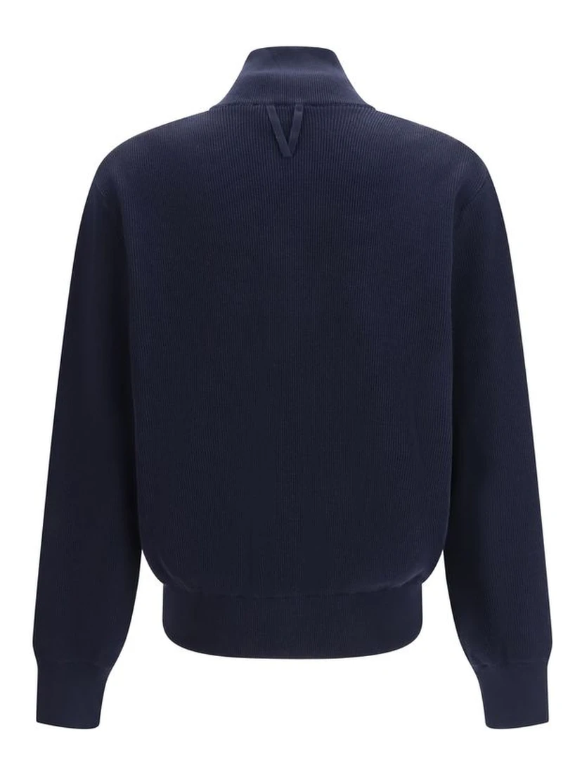 Blue Fleece Wool Jackets And Coat