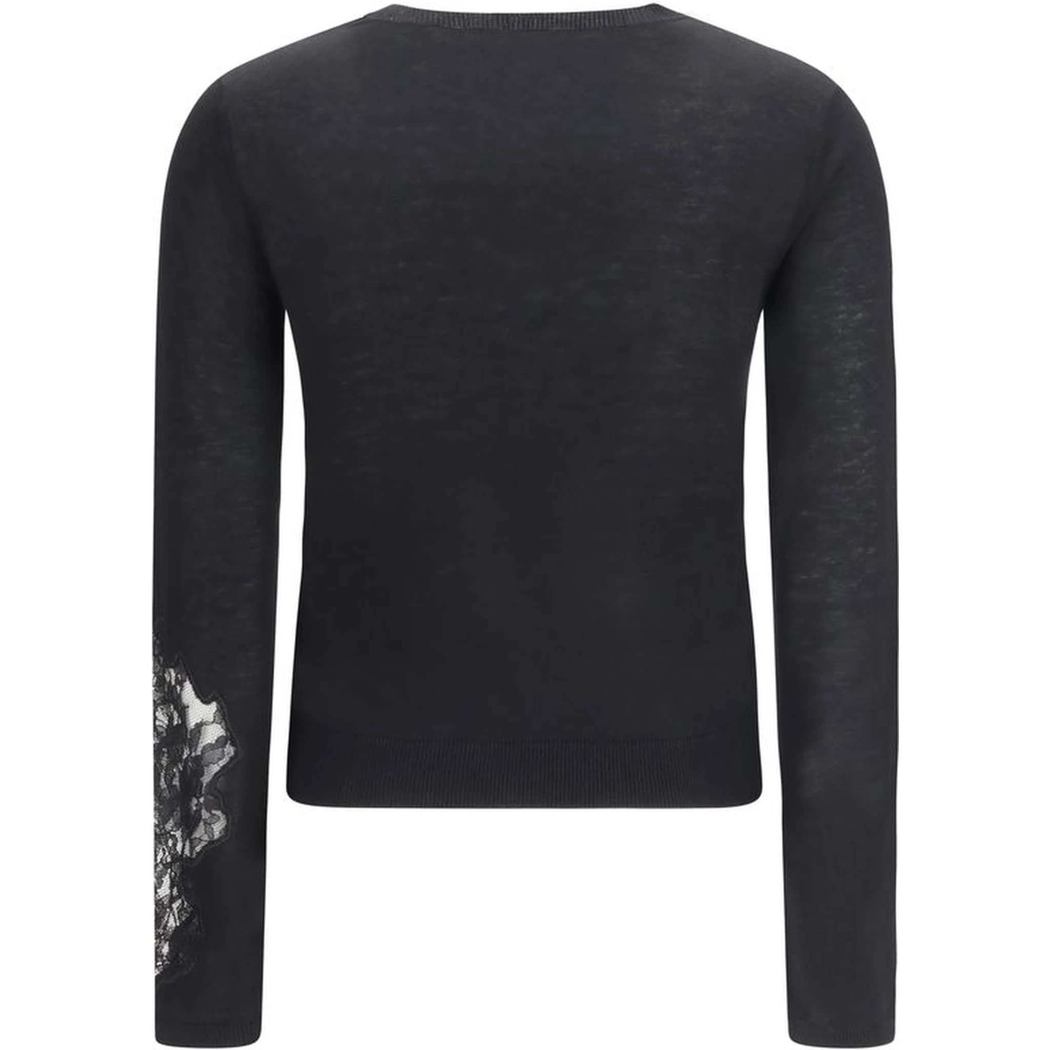 Black Silk Sweatshirt