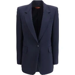 Blue Triacetate Blazer