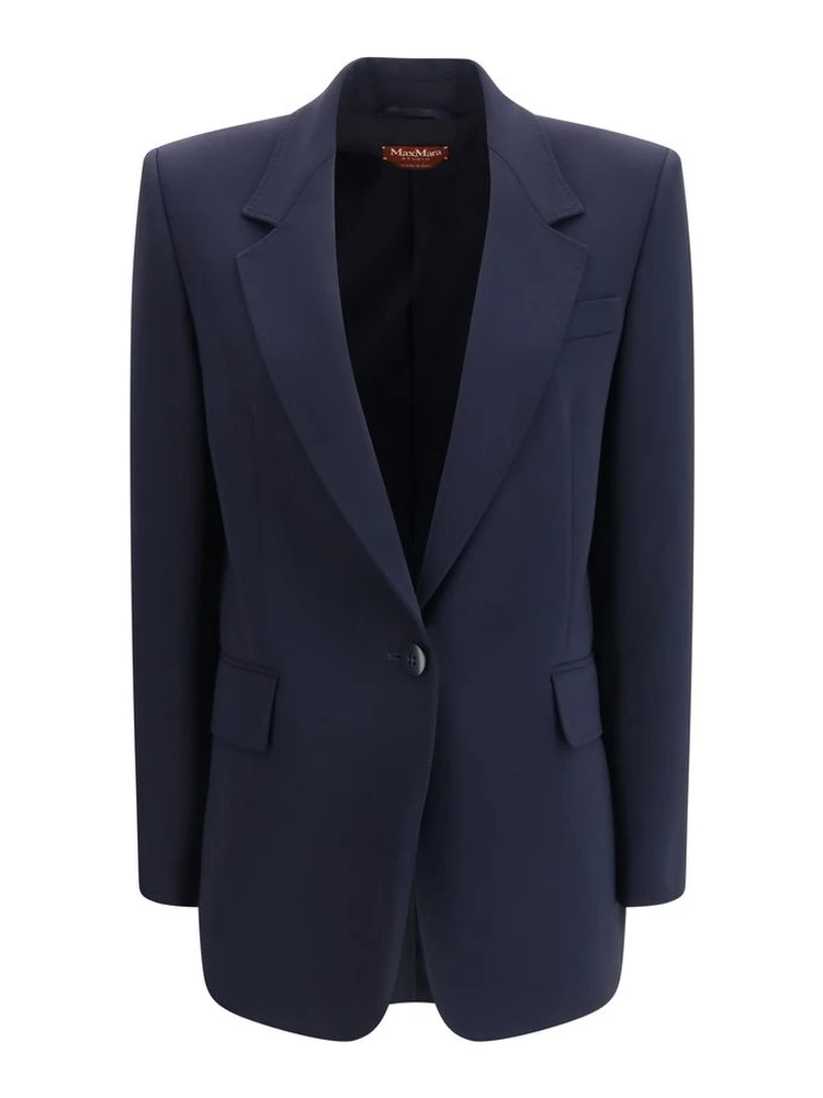 Blue Triacetate Blazer