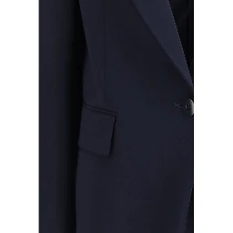 Blue Triacetate Blazer