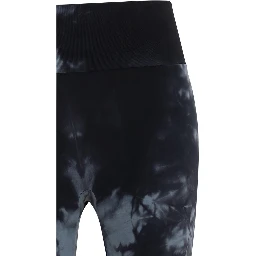 بنطال ضيق أسود من البولياميد