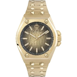 Gold Stainless Steel Dress Watch