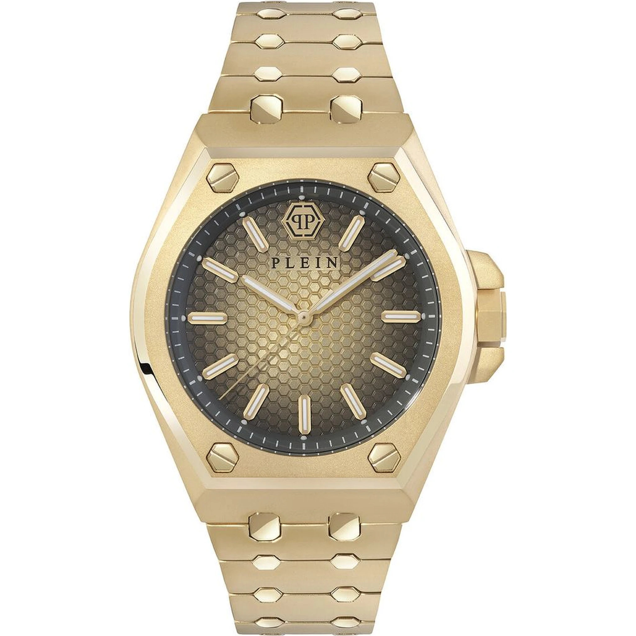 Gold Stainless Steel Dress Watch