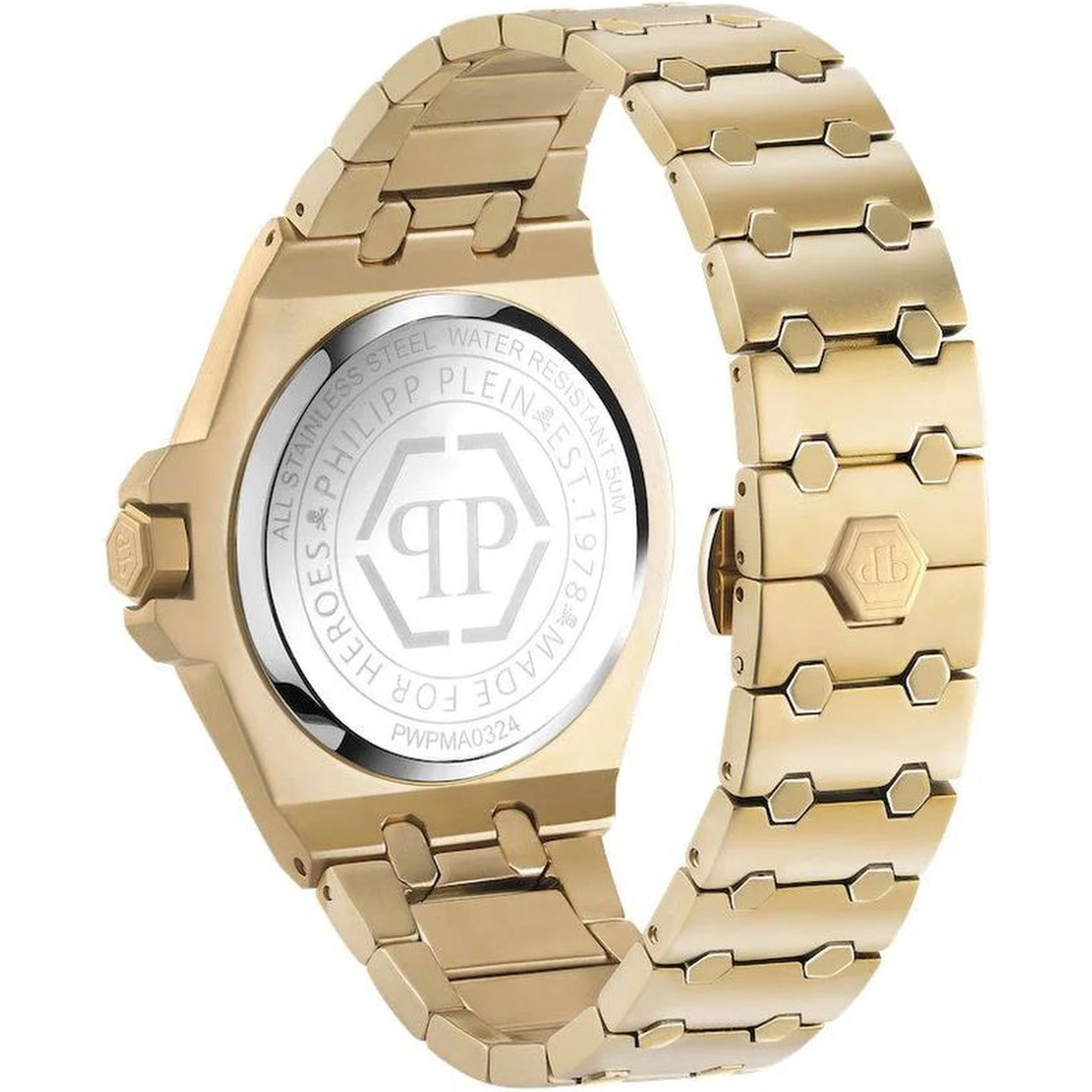Gold Stainless Steel Dress Watch