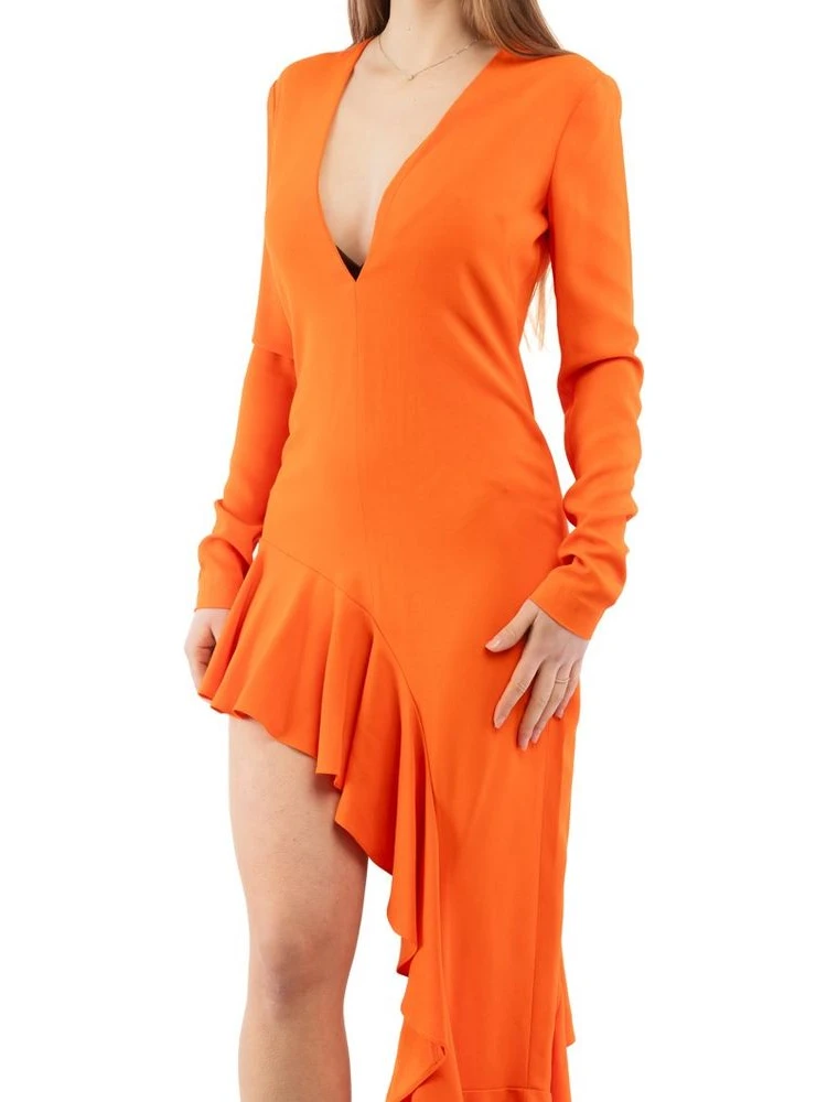 Orange Marabou Cocktail Dress alternative