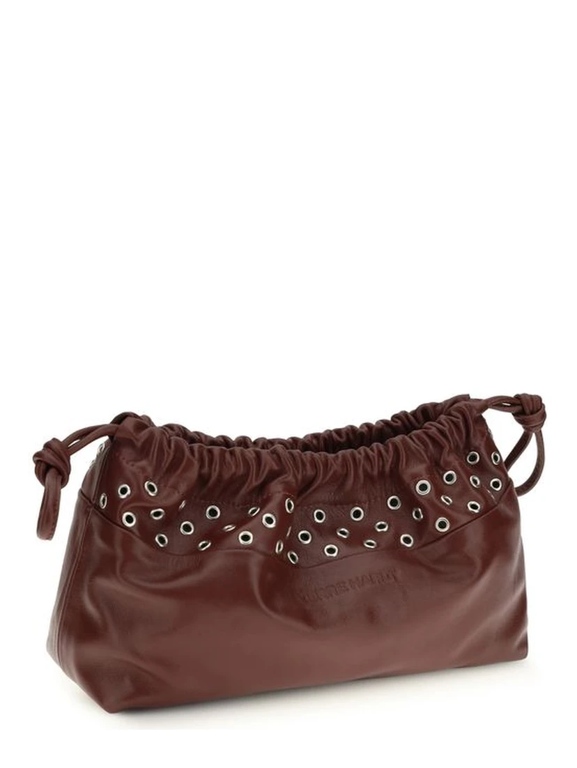 Bordeaux Calf Leather Bos Taurus Shoulder Bag
