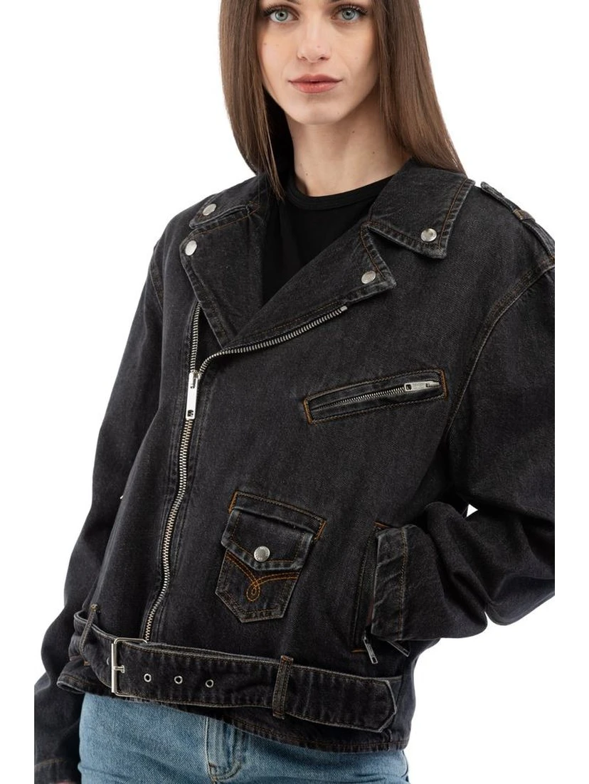 Multicolor Cotton Denim Jacket