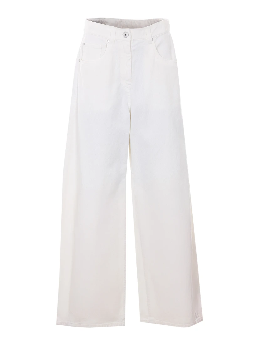 Brunello Cucinelli Trousers White