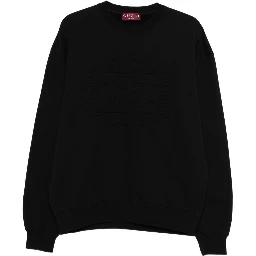 Crewneck cotton sweater