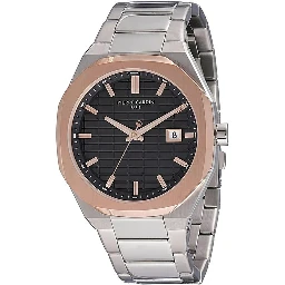 Gray Stainless Steel Dress Watch