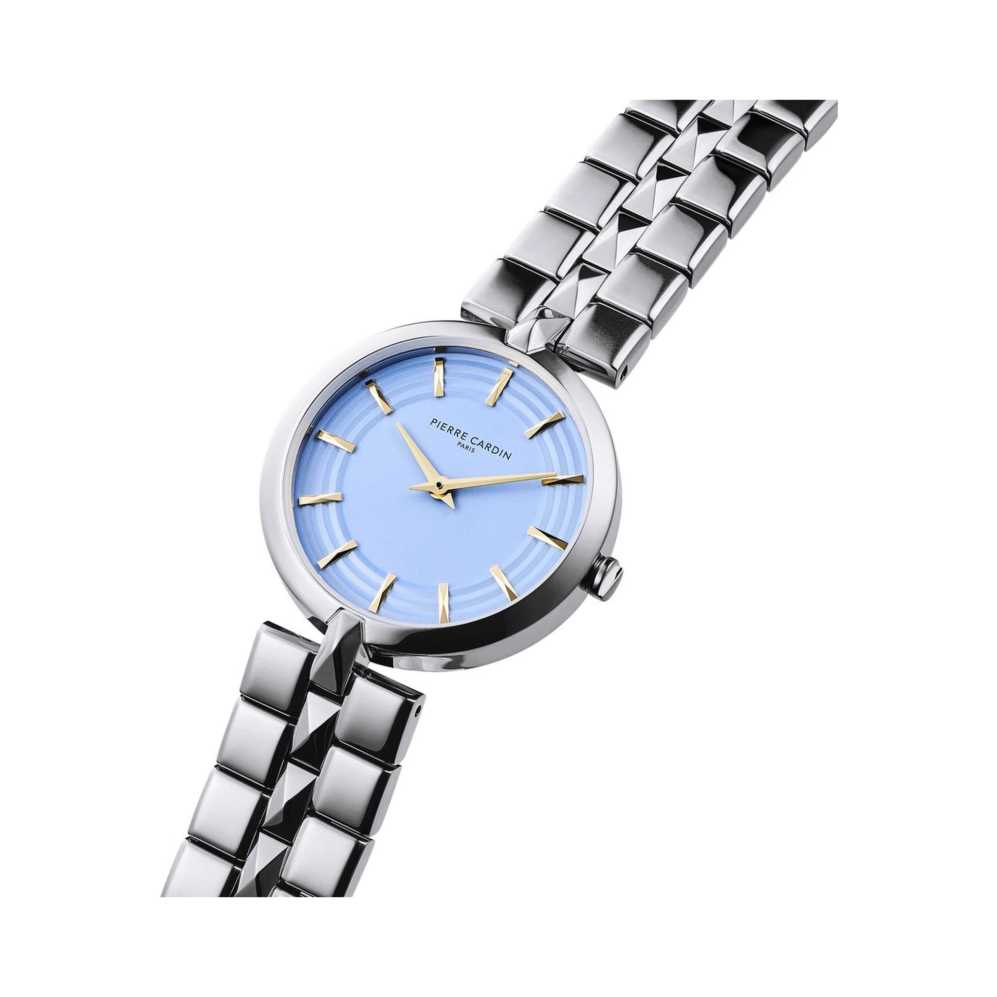 Gray Stainless Steel Dress Watch