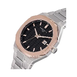 Gray Stainless Steel Dress Watch