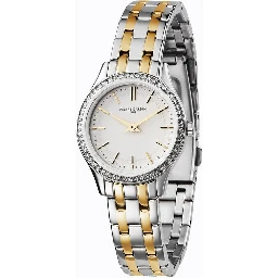 Gray Stainless Steel Dress Watch