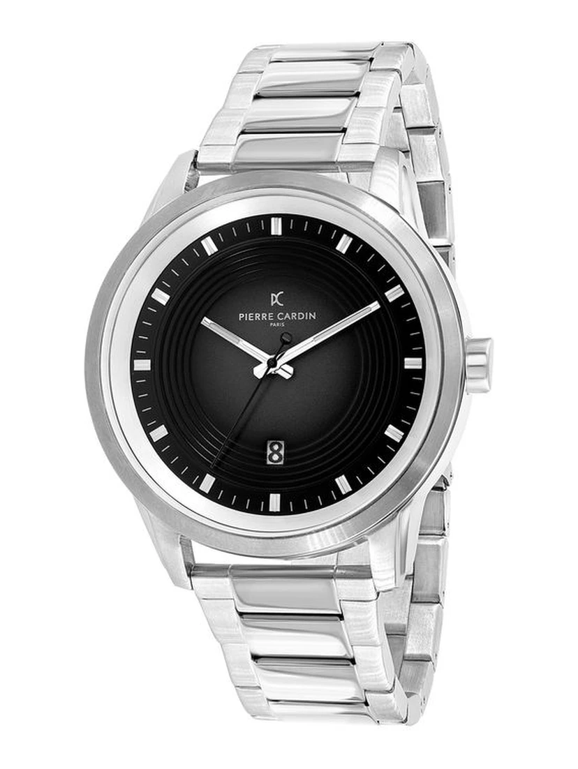 Gray Stainless Steel Dress Watch