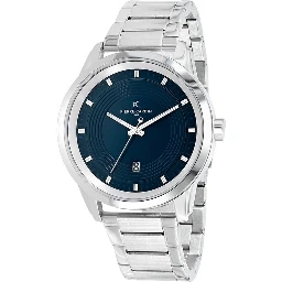 Gray Stainless Steel Dress Watch