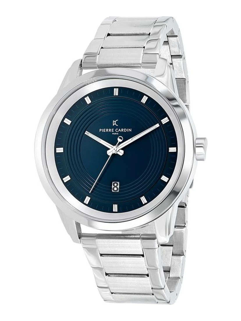 Gray Stainless Steel Dress Watch