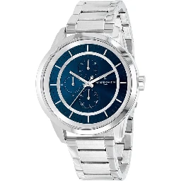 Gray Stainless Steel Dress Watch