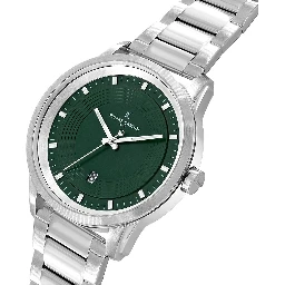 Gray Stainless Steel Dress Watch