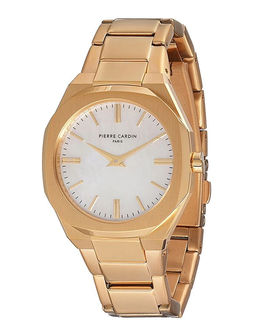 Gold Stainless Steel Dress Watch