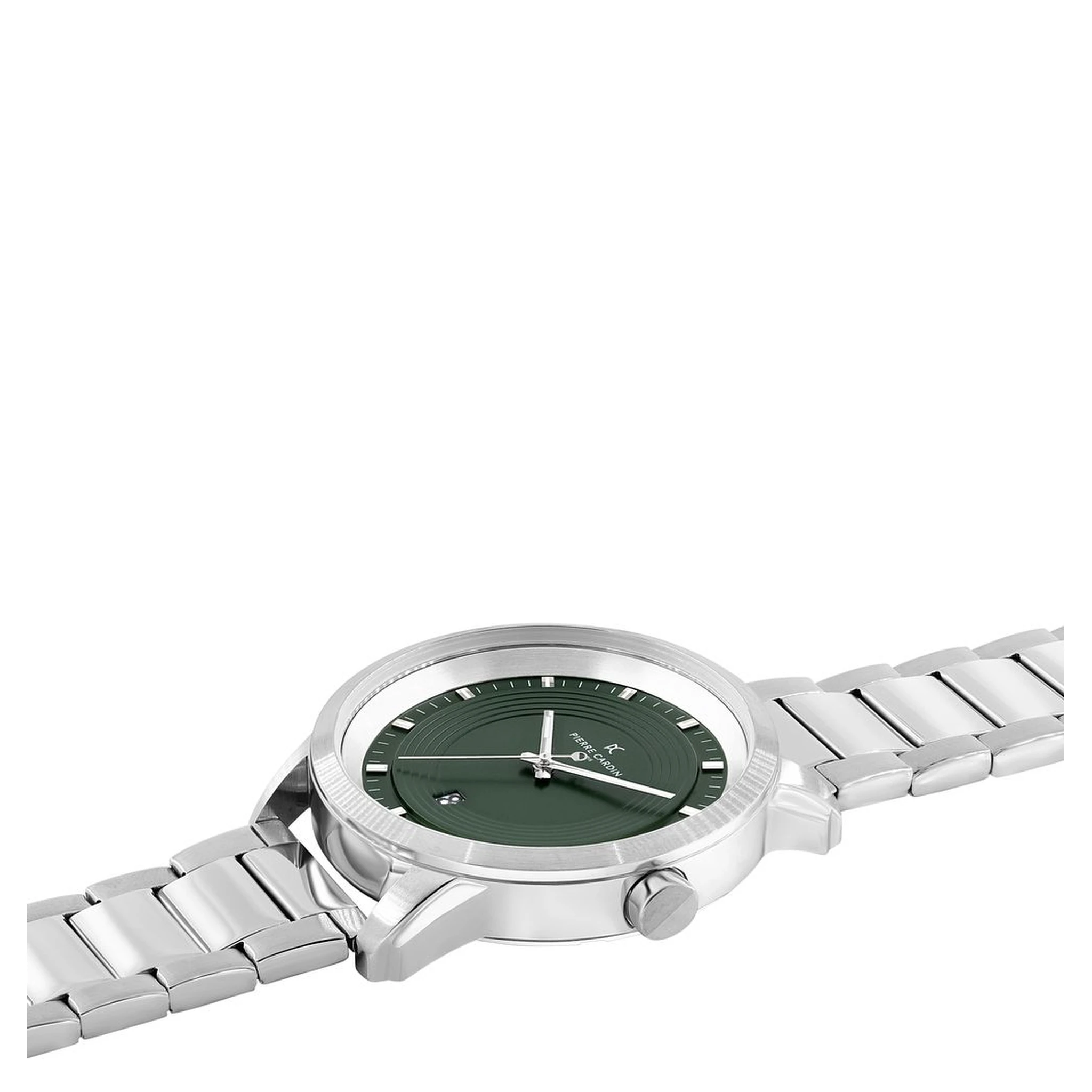 Gray Stainless Steel Dress Watch