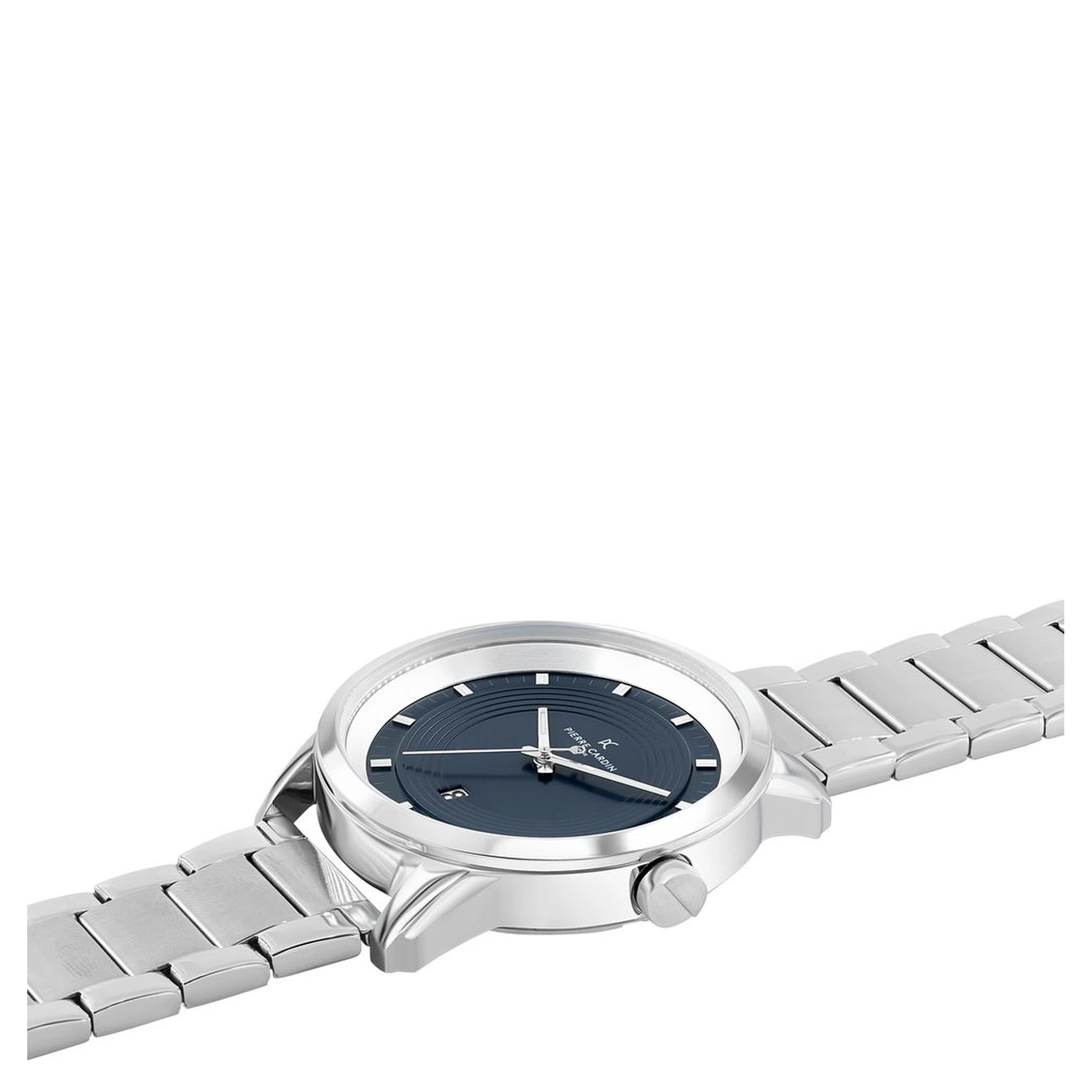 Gray Stainless Steel Dress Watch