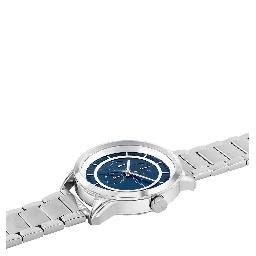 Gray Stainless Steel Dress Watch