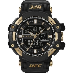 Black Rubber Sport Watch
