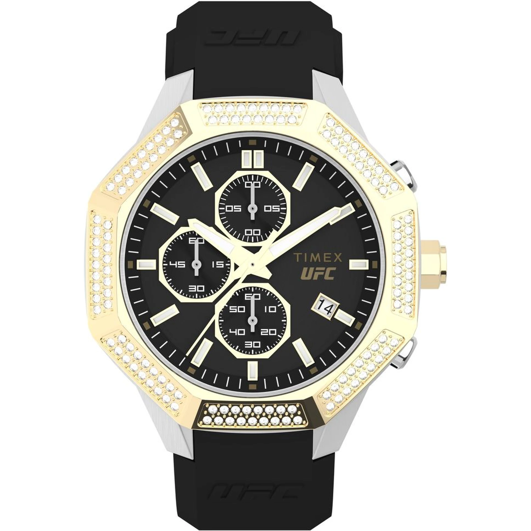 Black Synthetic Sport Watch