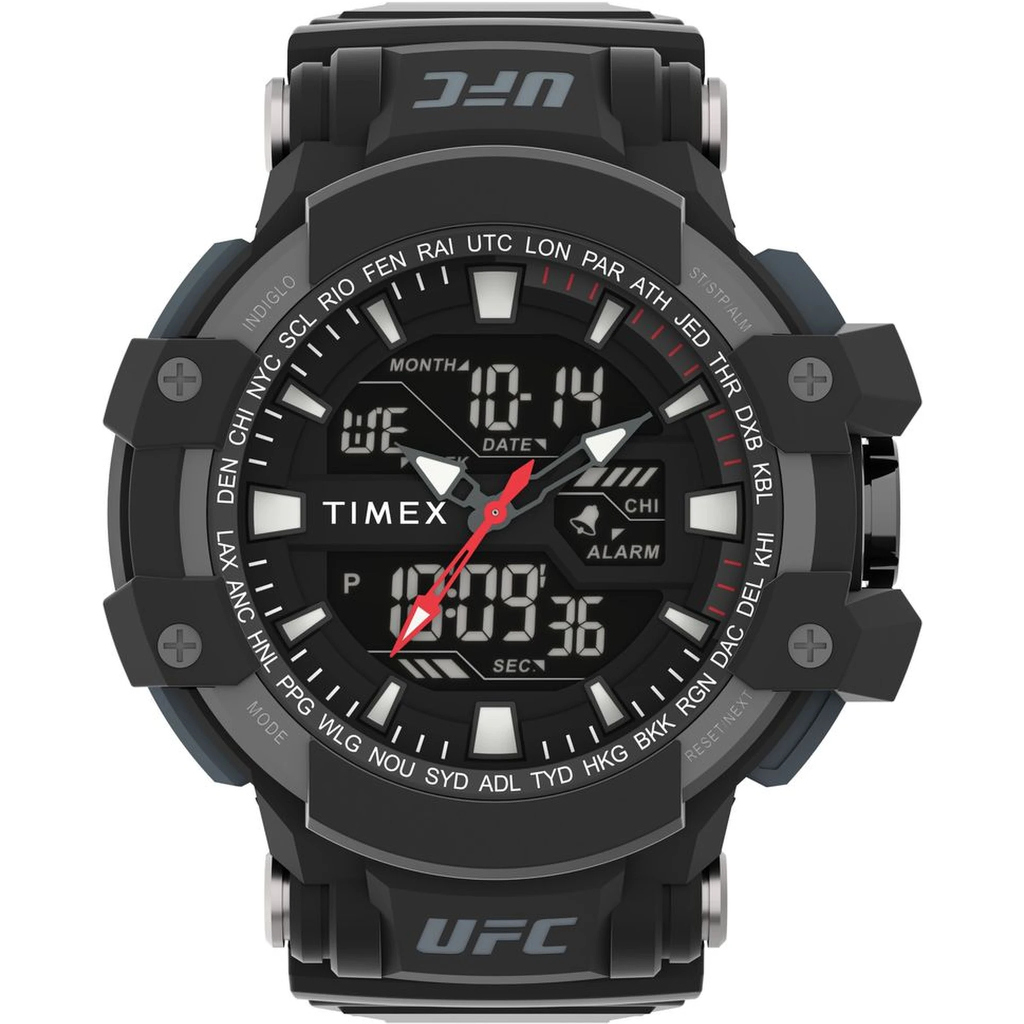 Black Rubber Digital Watch