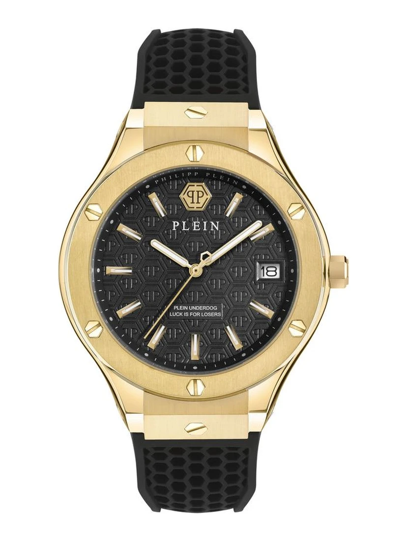 Black Synthetic Dress Watch