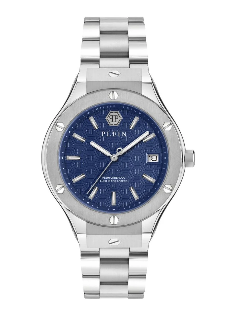 Gray Stainless Steel Dress Watch
